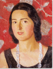 Portrait of Ethel Senior (the artist's wife)